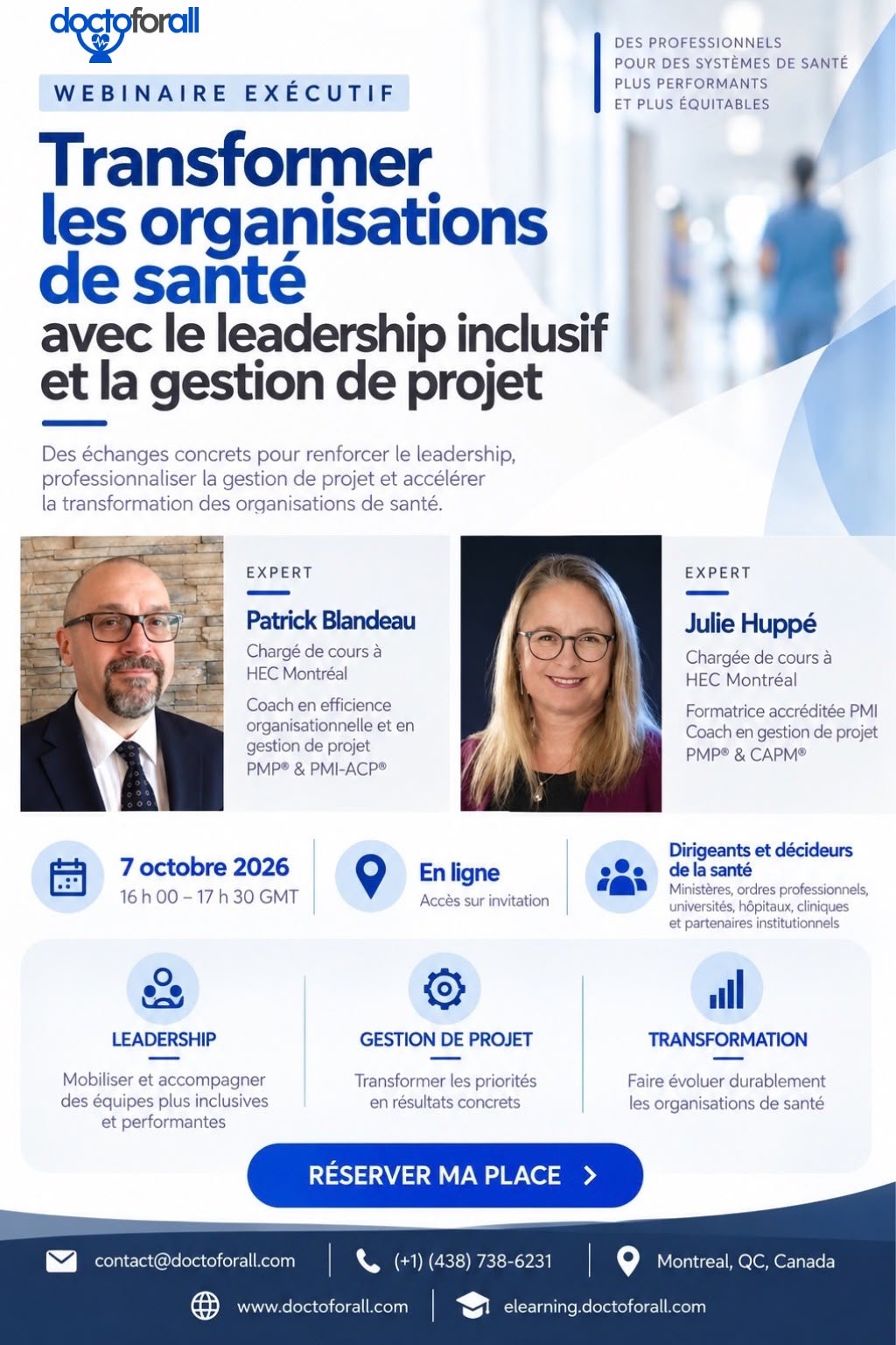 Course Image Transformer les organisations de santé avec le leadership inclusif et la gestion de projet 